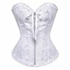 Corset Gothique Brocarde Blanc