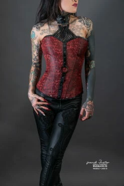 Corset Rouge 'dominatrix'
