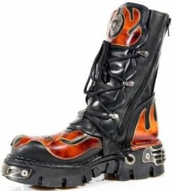 Bottes Gothiques NEW ROCK N°107 Fuego -Spiral Boutique 107s1 4 400