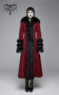 Long Manteau DEVIL FASHION 'blood Of Sirena'
