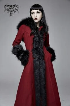 Long Manteau DEVIL FASHION 'blood Of Sirena' -Spiral Boutique 110512354 900