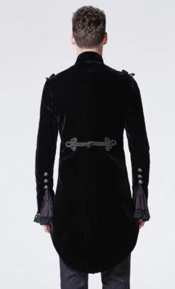 Veste Gothique Homme Queue De Pie 'baron Noir' -Spiral Boutique 11988