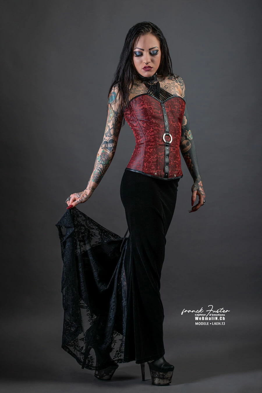 Longue Jupe KILLSTAR 'the Ghostess' 3 Longue Jupe KILLSTAR 'the Ghostess'