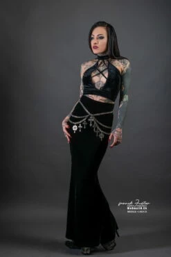 Longue Jupe KILLSTAR 'the Ghostess' 8 Longue Jupe KILLSTAR 'the Ghostess' -Spiral Boutique 11longuejupekillstartheghostessaadsc 5648 modifier modifier 1 900