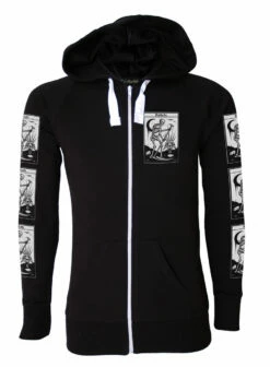 Veste Zippée Satanic 'death Tarot'