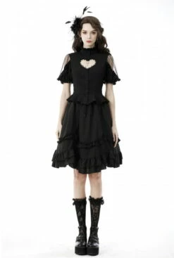 Chemisier DARK IN LOVE 'coeur Sombre' -Spiral Boutique 128b7efd1c9340e2c2e811ecf79a7837image666x1000 900