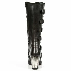 Bottes Cuir Noir NEW ROCK M.TR023-C1 -Spiral Boutique 141