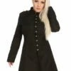 Manteau HEART AND ROSES LONDON 'military Goth' -Spiral Boutique 1594896648201f 900