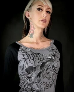 T-shirt Manches Longues HYRAW 'hurt' -Spiral Boutique 206 900