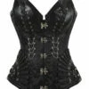 Corset Gothique Brocarde Noir -Spiral Boutique 20 900