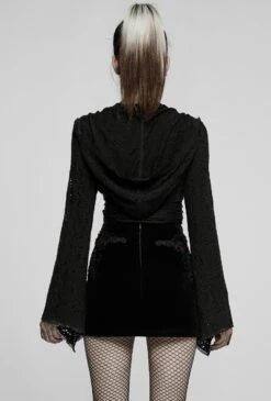 Gilet Capuche PUNK RAVE 'Melera' -Spiral Boutique 22 012451 900