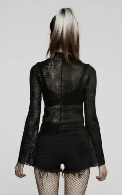 Haut PUNK RAVE 'skull Snake' -Spiral Boutique 22 02949 900