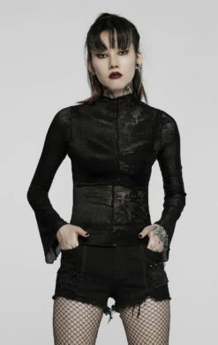 Haut PUNK RAVE 'skull Snake' -Spiral Boutique 22 02956 900