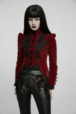 Veste PUNK RAVE 'red Palace' -Spiral Boutique 22 03646 900
