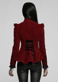 Veste PUNK RAVE 'red Palace' -Spiral Boutique 22 03668 900