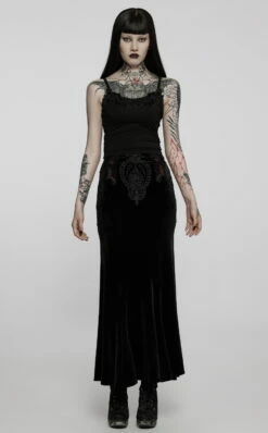 Longue Jupe PUNK RAVE 'Hilduaris' -Spiral Boutique 22 03876 900