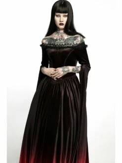 Longue Robe PUNK RAVE 'Majestic Empress' -Spiral Boutique 22 04268 900