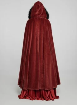 Longue Cape Femme PUNK RAVE 'lune Rousse' -Spiral Boutique 22 043351 900