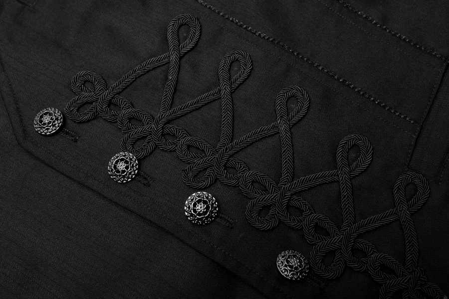 Gilet Sans Manches PUNK RAVE 'baron Noir' 7 Gilet Sans Manches PUNK RAVE 'baron Noir' – Image 5