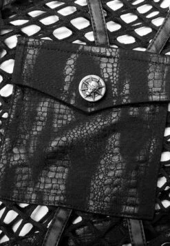 Veste Crop Top PUNK RAVE 'Geindra' -Spiral Boutique 2608039064202503580500582 900