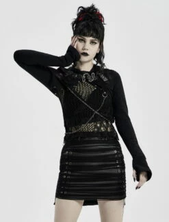 Jupe Look Cuir PUNK RAVE 'feronia'