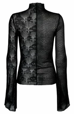 Haut PUNK RAVE 'skull Snake' -Spiral Boutique 2608039064202503580502111 900