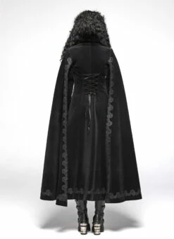 Long Manteau Gothique Punk Rave 'Goth Queen' -Spiral Boutique 2608039064202503580502481 900