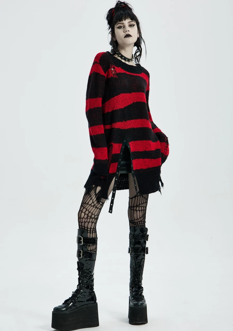 Pull Oversize PUNK RAVE 'red Moon' 5 Pull Oversize PUNK RAVE 'red Moon' – Image 3