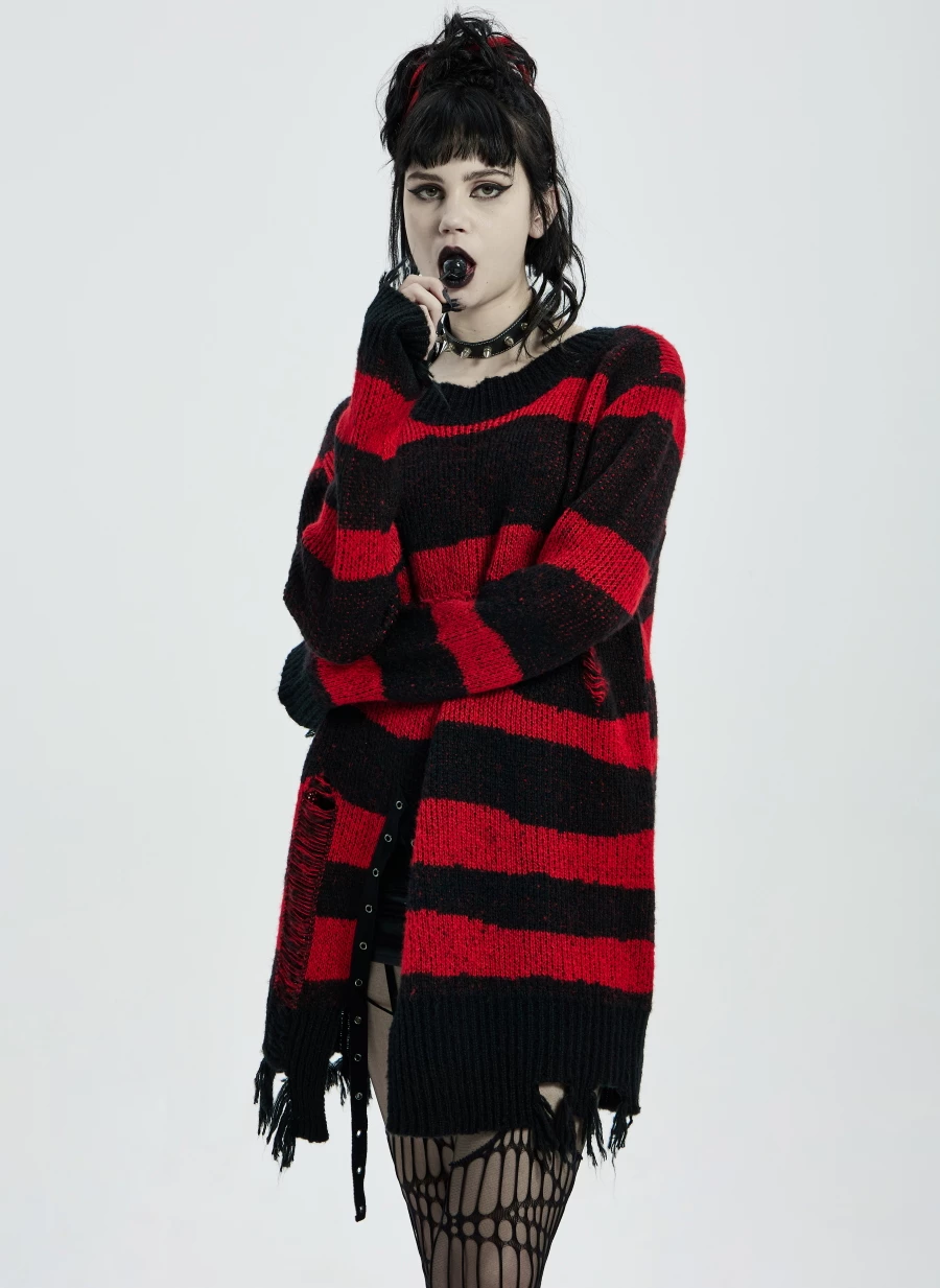 Pull Oversize PUNK RAVE 'red Moon' 4 Pull Oversize PUNK RAVE 'red Moon' – Image 2