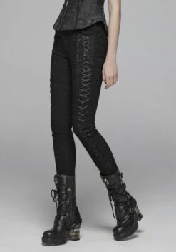 Pantalon Victorien PUNK RAVE 'lotus Noir'