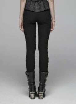 Pantalon Victorien PUNK RAVE 'lotus Noir' -Spiral Boutique 2608039064202503580502763 900