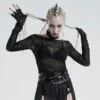 Haut Léger PUNK RAVE 'veuve Noire' -Spiral Boutique 2608039064202503580503758 900