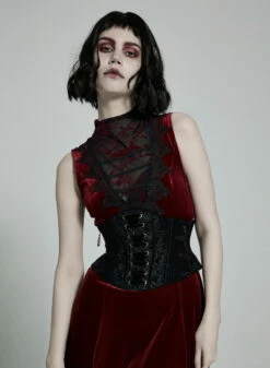 Serre-taille Romantique Noir PUNK RAVE