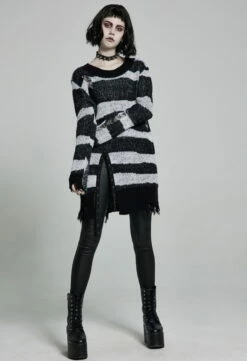 Pull Oversize PUNK RAVE 'white Moon' -Spiral Boutique 2608039064202503580504525 900