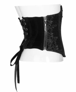 Serre-taille Romantique Noir PUNK RAVE -Spiral Boutique 2608039064202503580505689 900