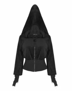 Veste Zippée PUNK RAVE 'lune Noire' -Spiral Boutique 2608039064202503580507919 900