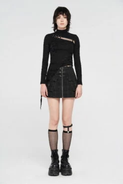 Mini Jupe PUNK RAVE 'punkalia' -Spiral Boutique 2608039064202503580508893 900