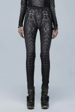 Leggings Imprimé PUNK RAVE 'skeleton'
