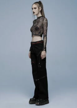 Pantalon Baggy PUNK RAVE 'Adallia' -Spiral Boutique 2608039064202503580514201 900