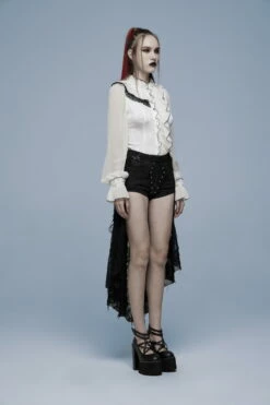 Short PUNK RAVE 'veuve Noire' -Spiral Boutique 2608039064202503580514290 900