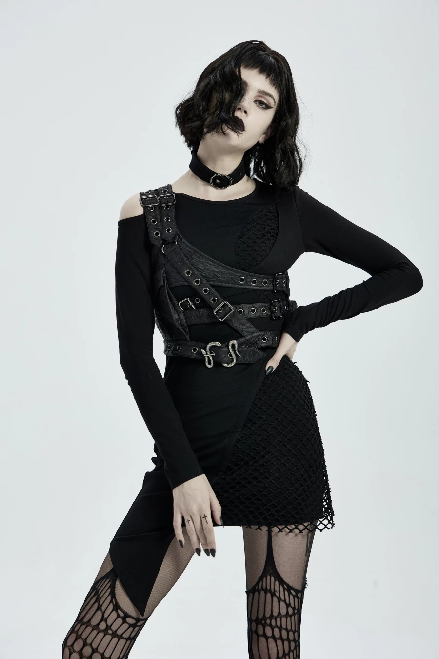 Harnais Tissu PUNK RAVE 'naja' 6 Harnais Tissu PUNK RAVE 'naja' – Image 4