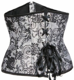 Serre-taille Gothique Noir Et Blanc -Spiral Boutique 2869a10 900