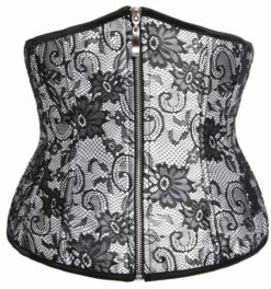 Serre-taille Gothique Noir Et Blanc