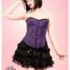 Corset Violet H&R LONDON -Spiral Boutique 3108 purplefloralcorsetf 700x1000 1