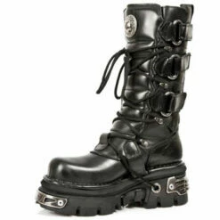 Bottes Gothique NEW ROCK M.474-S1 -Spiral Boutique 474s1 4 600