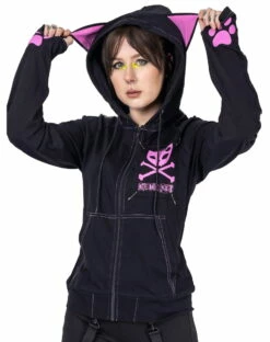 Veste Emo Zippée BYE BYE KITTY
