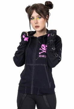 Veste Emo Zippée BYE BYE KITTY -Spiral Boutique 7287361208365 4 b09e66c6 31b9 44b9 add8 c34604920c00 900