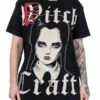 T-shirt Mercredi Addams 'Bitch Craft' -Spiral Boutique 7287560306733 2 900