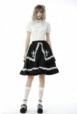 Chemisier Blanc DARK IN LOVE -Spiral Boutique 7c8a07baf209007e7820f99a970f34b6image666x1000 900