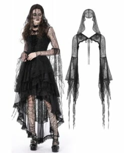 Mini Cape Gothique Araignée DARK IN LOVE